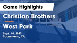 Christian Brothers  vs West Park  Game Highlights - Sept. 14, 2023