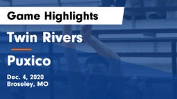 Twin Rivers  vs Puxico   Game Highlights - Dec. 4, 2020