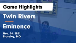 Twin Rivers  vs Eminence  Game Highlights - Nov. 26, 2021