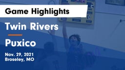 Twin Rivers  vs Puxico   Game Highlights - Nov. 29, 2021