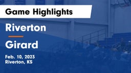 Riverton  vs Girard  Game Highlights - Feb. 10, 2023