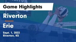 Riverton  vs Erie  Game Highlights - Sept. 1, 2022