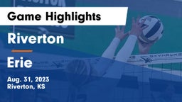 Riverton  vs Erie  Game Highlights - Aug. 31, 2023