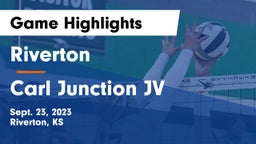 Riverton  vs Carl Junction JV Game Highlights - Sept. 23, 2023