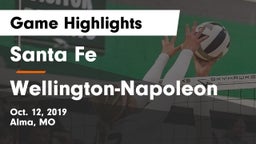 Santa Fe  vs Wellington-Napoleon  Game Highlights - Oct. 12, 2019