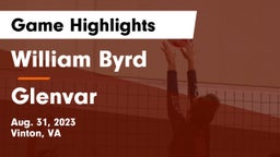 William Byrd  vs Glenvar  Game Highlights - Aug. 31, 2023