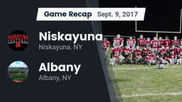 Recap: Niskayuna  vs. Albany  2017