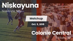 Matchup: Niskayuna High Schoo vs. Colonie Central  2018