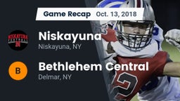 Recap: Niskayuna  vs. Bethlehem Central  2018