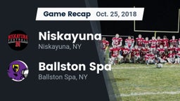 Recap: Niskayuna  vs. Ballston Spa  2018