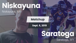 Matchup: Niskayuna High Schoo vs. Saratoga  2019