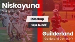 Matchup: Niskayuna High Schoo vs. Guilderland  2019
