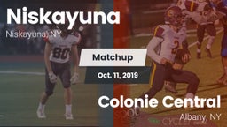Matchup: Niskayuna High Schoo vs. Colonie Central  2019