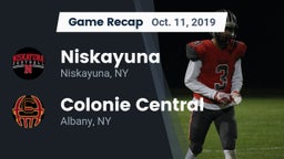 Recap: Niskayuna  vs. Colonie Central  2019