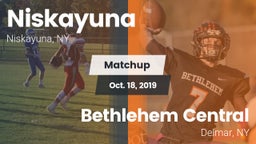 Matchup: Niskayuna High Schoo vs. Bethlehem Central  2019