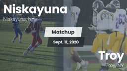 Matchup: Niskayuna High Schoo vs. Troy  2020