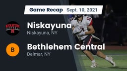 Recap: Niskayuna  vs. Bethlehem Central  2021