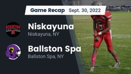 Recap: Niskayuna  vs. Ballston Spa  2022