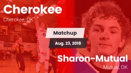 Matchup: Cherokee  vs. Sharon-Mutual  2018