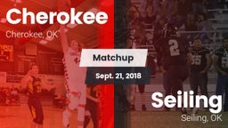 Matchup: Cherokee  vs. Seiling  2018