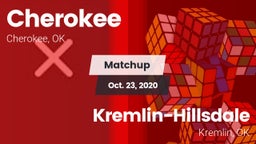 Matchup: Cherokee  vs. Kremlin-Hillsdale  2020