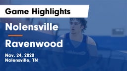 Nolensville  vs Ravenwood  Game Highlights - Nov. 24, 2020