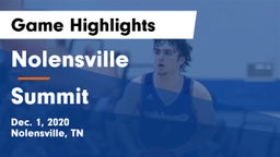 Nolensville  vs Summit  Game Highlights - Dec. 1, 2020