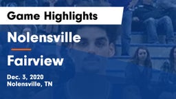Nolensville  vs Fairview  Game Highlights - Dec. 3, 2020