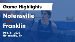 Nolensville  vs Franklin  Game Highlights - Dec. 21, 2020
