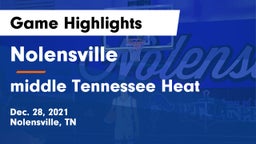 Nolensville  vs middle Tennessee Heat Game Highlights - Dec. 28, 2021