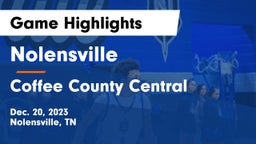 Nolensville  vs Coffee County Central  Game Highlights - Dec. 20, 2023