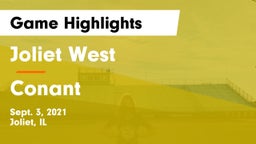 Joliet West  vs Conant  Game Highlights - Sept. 3, 2021