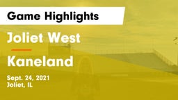 Joliet West  vs Kaneland  Game Highlights - Sept. 24, 2021