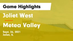 Joliet West  vs Metea Valley  Game Highlights - Sept. 26, 2021