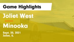 Joliet West  vs Minooka  Game Highlights - Sept. 30, 2021