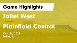 Joliet West  vs Plainfield Central  Game Highlights - Oct. 21, 2021