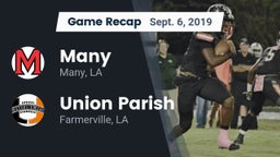 Recap: Many  vs. Union Parish  2019
