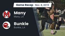 Recap: Many  vs. Bunkie  2019