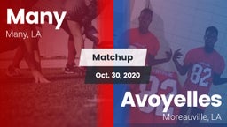 Matchup: Many  vs. Avoyelles  2020