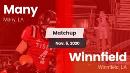 Matchup: Many  vs. Winnfield  2020