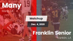 Matchup: Many  vs. Franklin Senior  2020