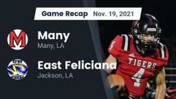 Recap: Many  vs. East Feliciana  2021