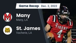 Recap: Many  vs. St. James  2022