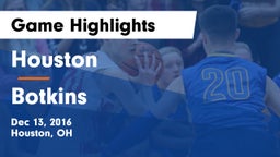 Houston  vs Botkins Game Highlights - Dec 13, 2016