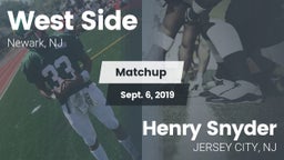 Matchup: West Side High Schoo vs. Henry Snyder   2019