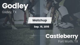 Matchup: Godley  vs. Castleberry  2016