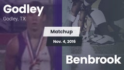 Matchup: Godley  vs. Benbrook 2016