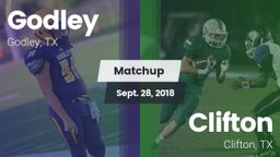 Matchup: Godley  vs. Clifton  2018