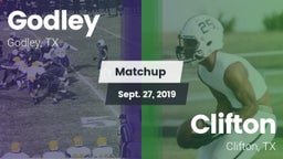 Matchup: Godley  vs. Clifton  2019