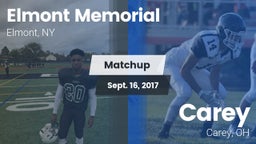 Matchup: Elmont Memorial High vs. Carey  2017